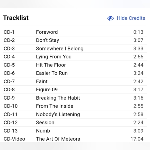 𝑳𝒊𝒏𝒌𝒊𝒏 𝑷𝒂𝒓𝒌 𝑨𝒍𝒃𝒖𝒎 𝑪𝒐𝒍𝒍𝒆𝒄𝒕𝒊𝒐𝒏 - Picture 4 of 16